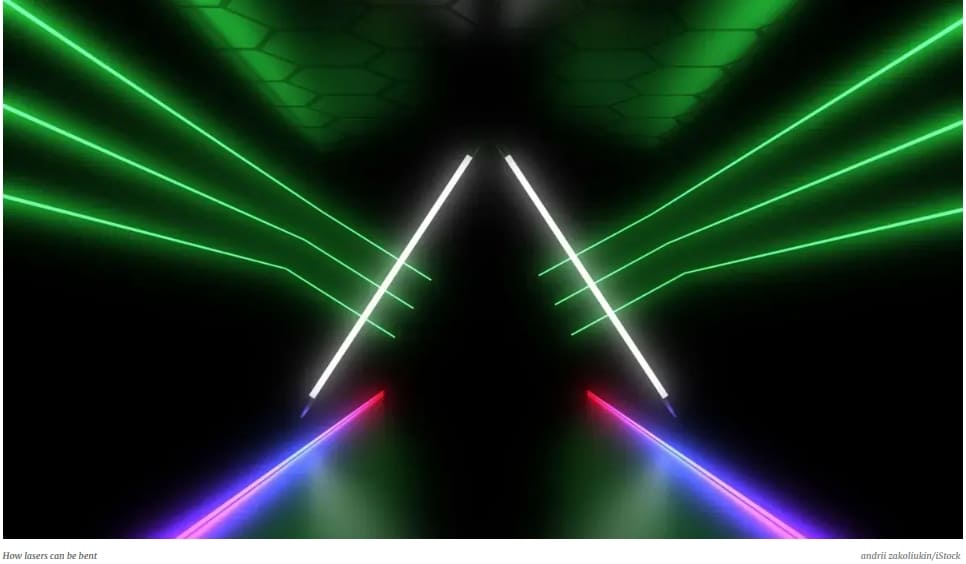 독일 연구팀&#44; 음파만을 사용 레이저 빔 굴절 새 기술 개발 No mirrors: In a first&#44; lasers deflected using only air