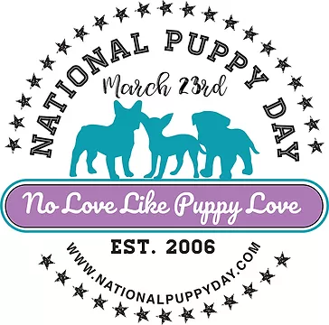 국제 강아지의 날 기념 로고