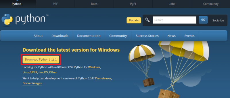 파이썬 설치 과정을 나타낸 캡쳐 사진