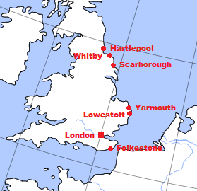 체펠린 비행선 영국 본토 해안 폭격