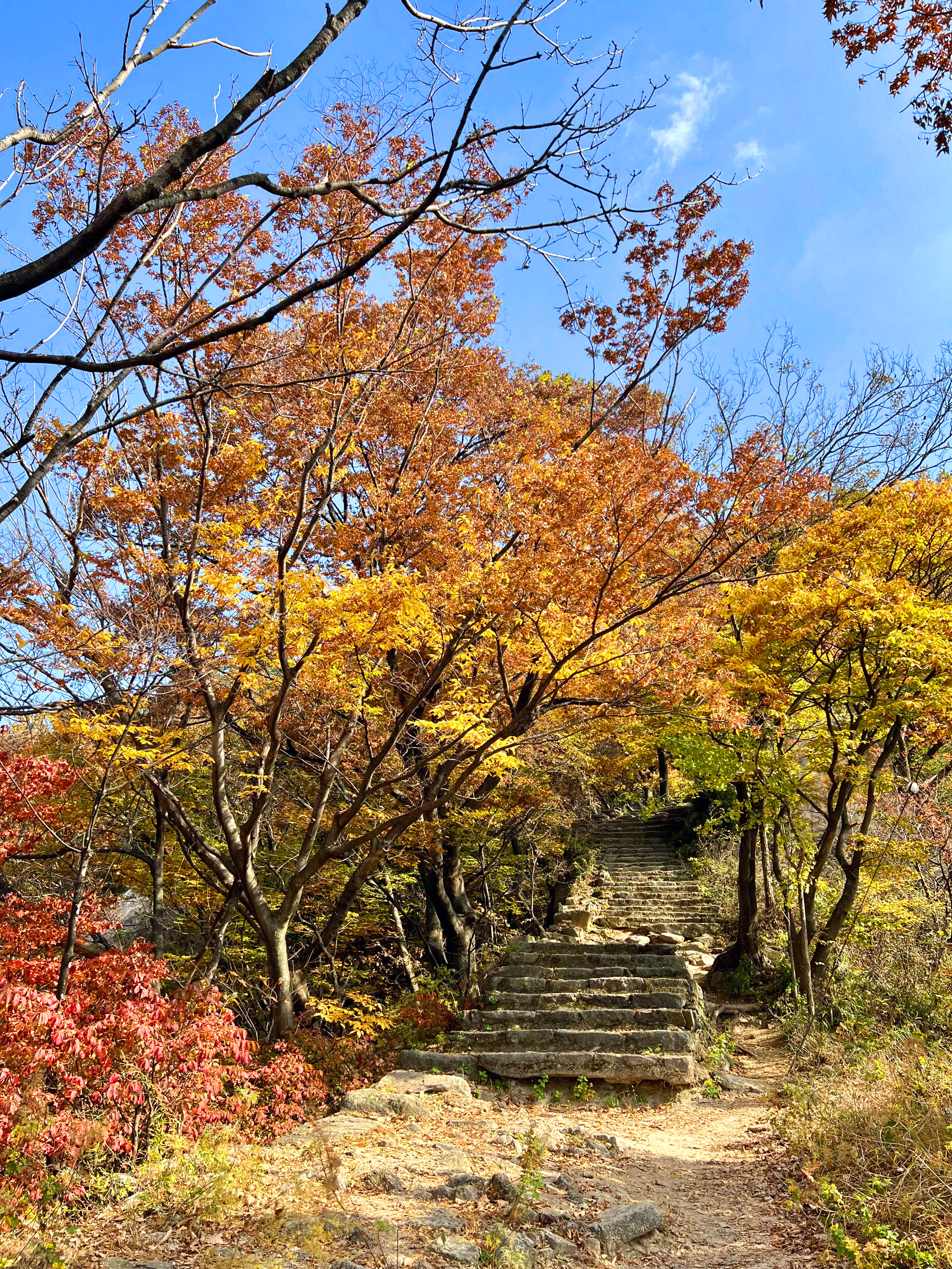 가을 북한산 단풍과 경치