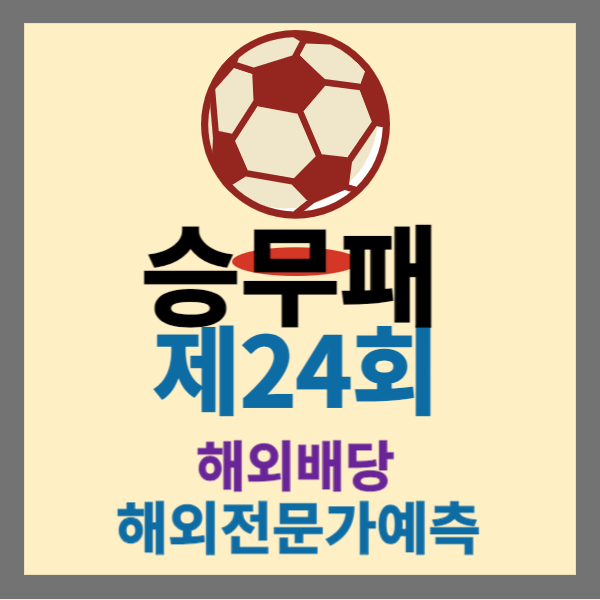 축구토토승무패 24회