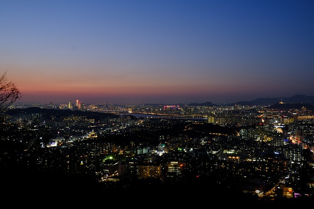 서울 야경 이미지