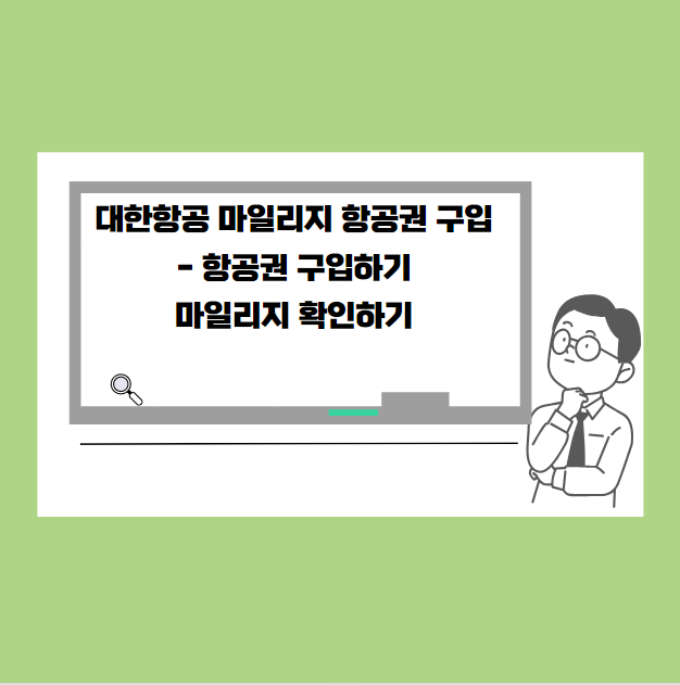 대한항공 마일리지