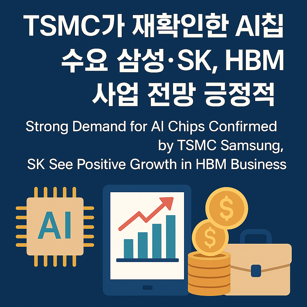 AI 반도체 판도, TSMC의 확신과 한국 HBM의 기회