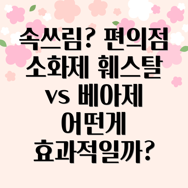 편의점 소화제