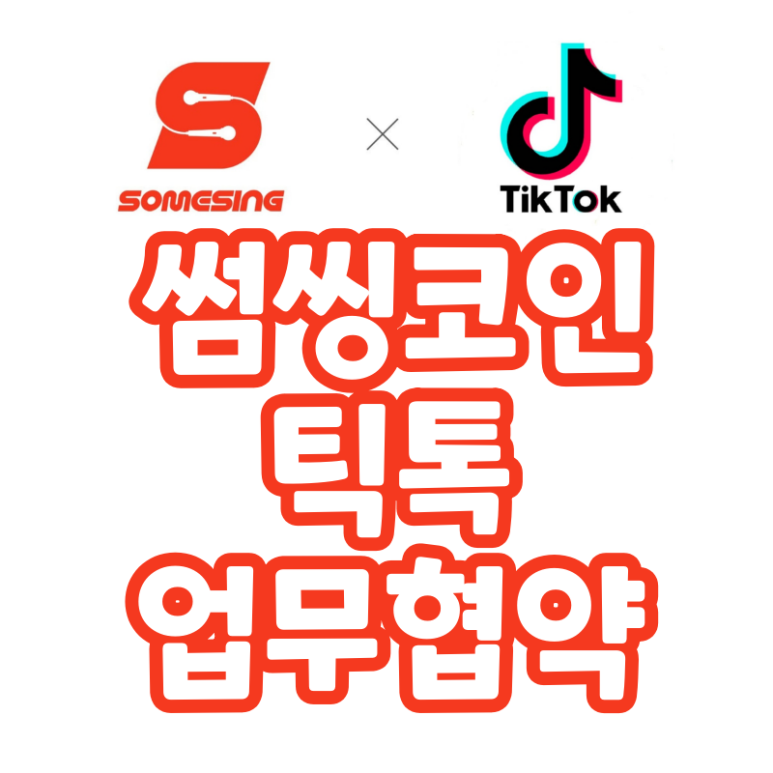  썸씽코인(SSX) 틱톡(TikTok)과 파트너쉽 체결