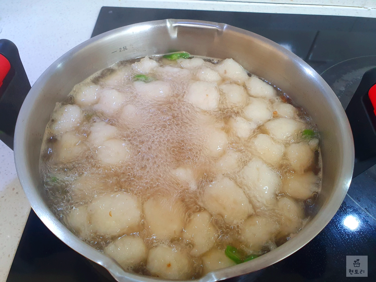 감자 옹심이 끓이기