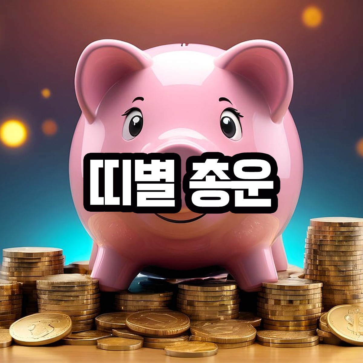 띠별 총운