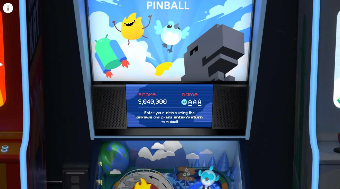 구글 2022 I/O 에서 발표한 핀볼 게임 6