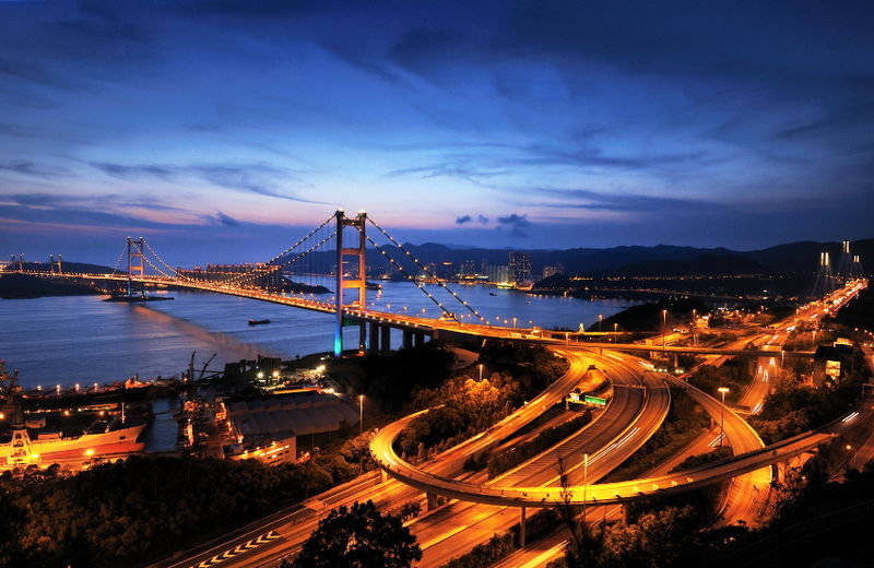 Jembatan Tsing Ma&#44; Hong Kong