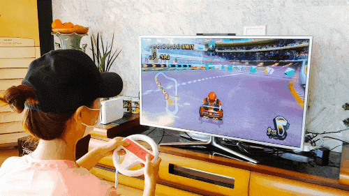 중고 닌텐도의 임기를 구입하여 We Sports, Mario Kart, Just Dance를 홈 게임으로 즐기십시오. 25