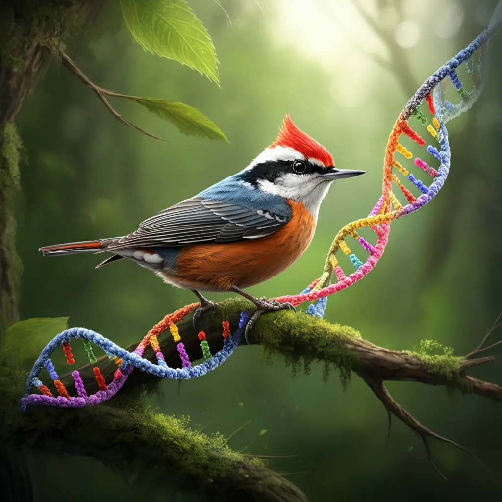 붉은머리오목눈이: DNA 진화와 적응의 비밀