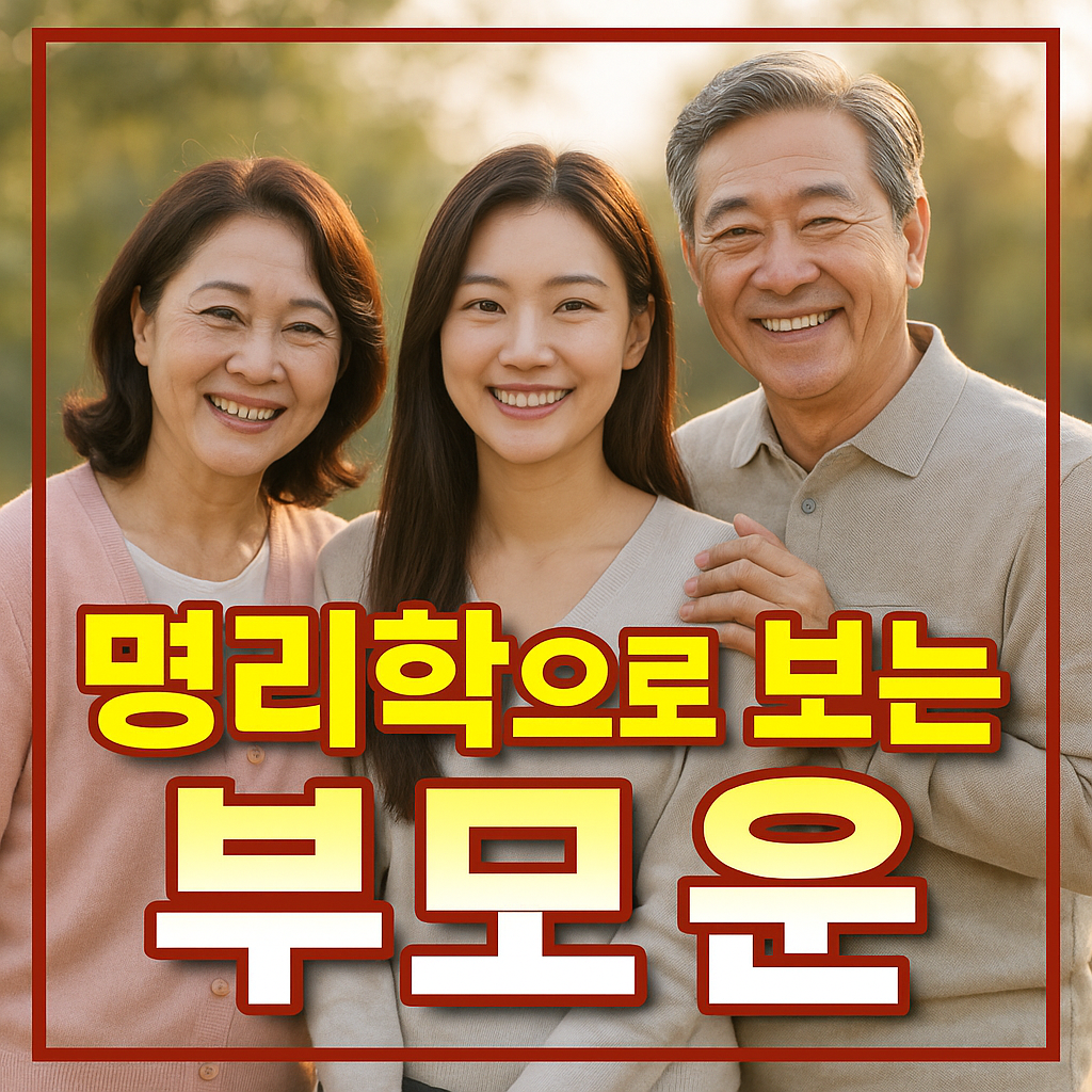 명리학으로 보는 부모운