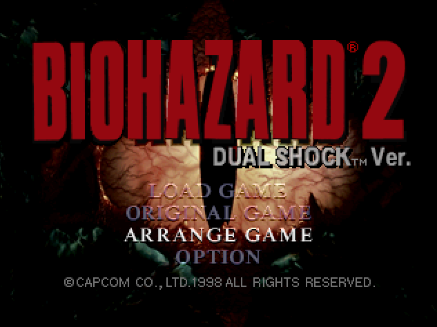  バイオ・ハザード2 デュアルショックVer. (플레이 스테이션 - PS - PlayStation - プレイステーション) BIN 파일 다운로드
