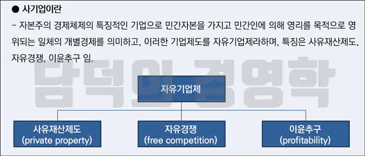 사기업의 개념