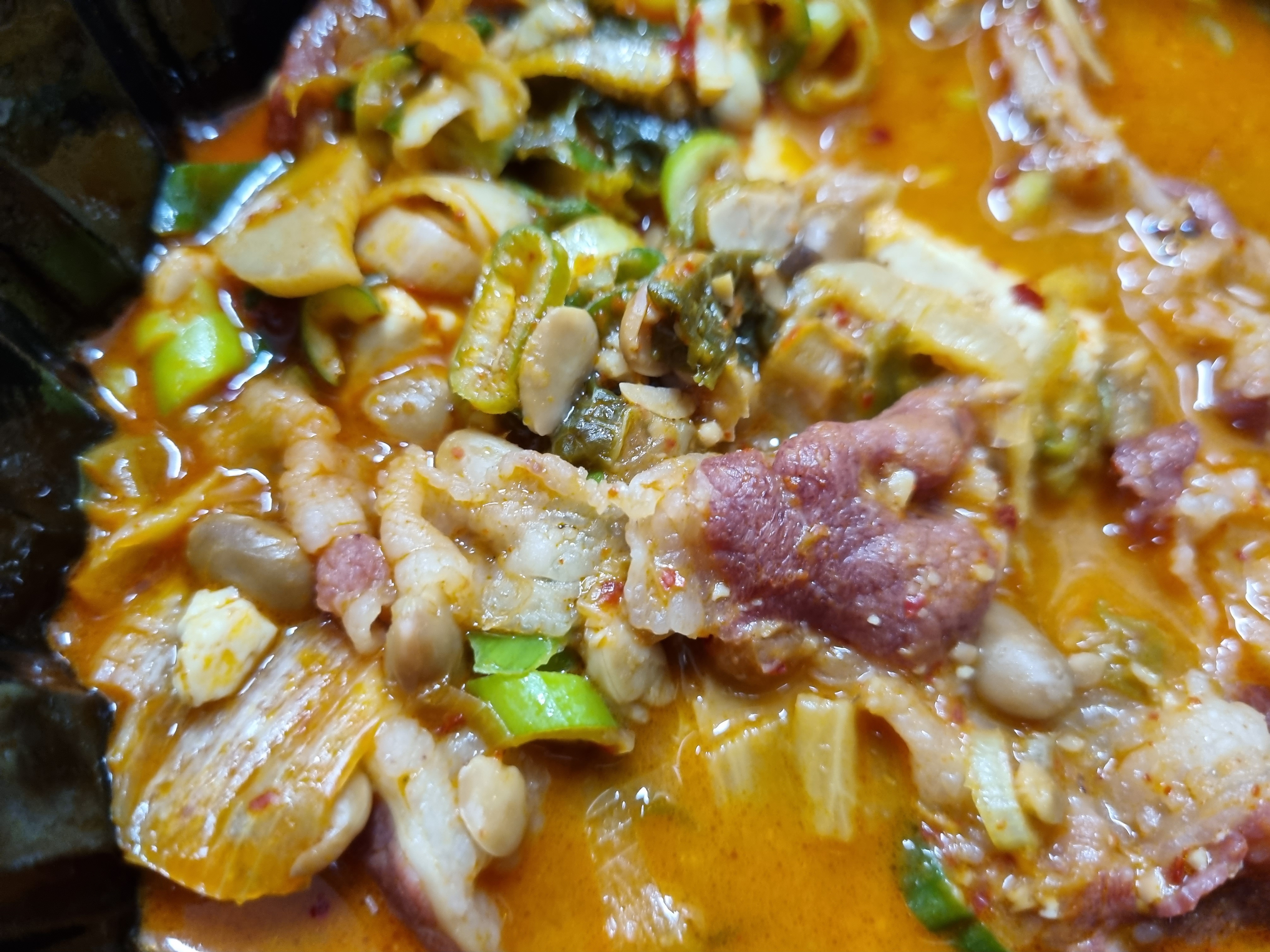 구로 항동 배달 맛집 명품차돌청국장 3인분 같은 1인분