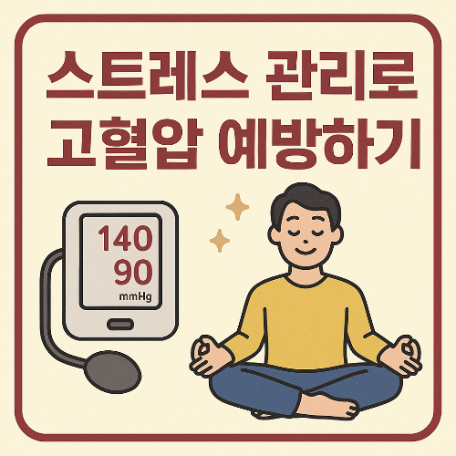 스트레스 관리로 고혈압 예방