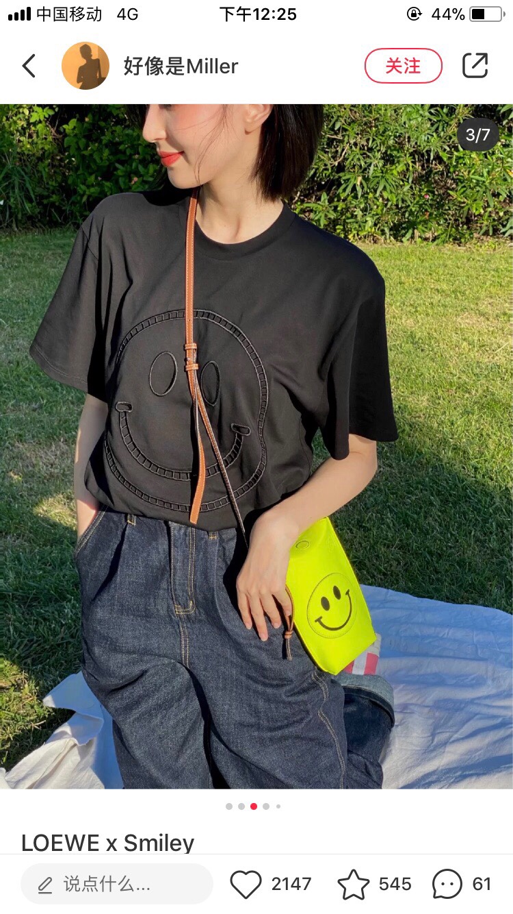  [LOEWE x SMILEY] 로에베 X 스마일리 스마일 게이트 포켓백 C650Z42X03