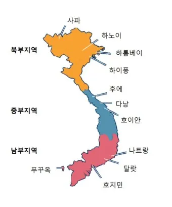 베트남 지도 한글판 푸꾸옥 나트랑 다낭 호치민_20