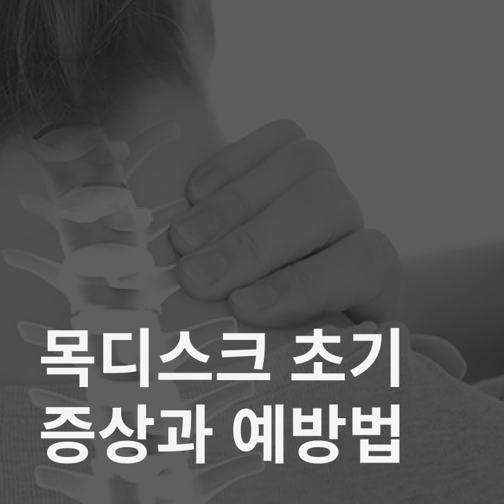 목디스크 증상
