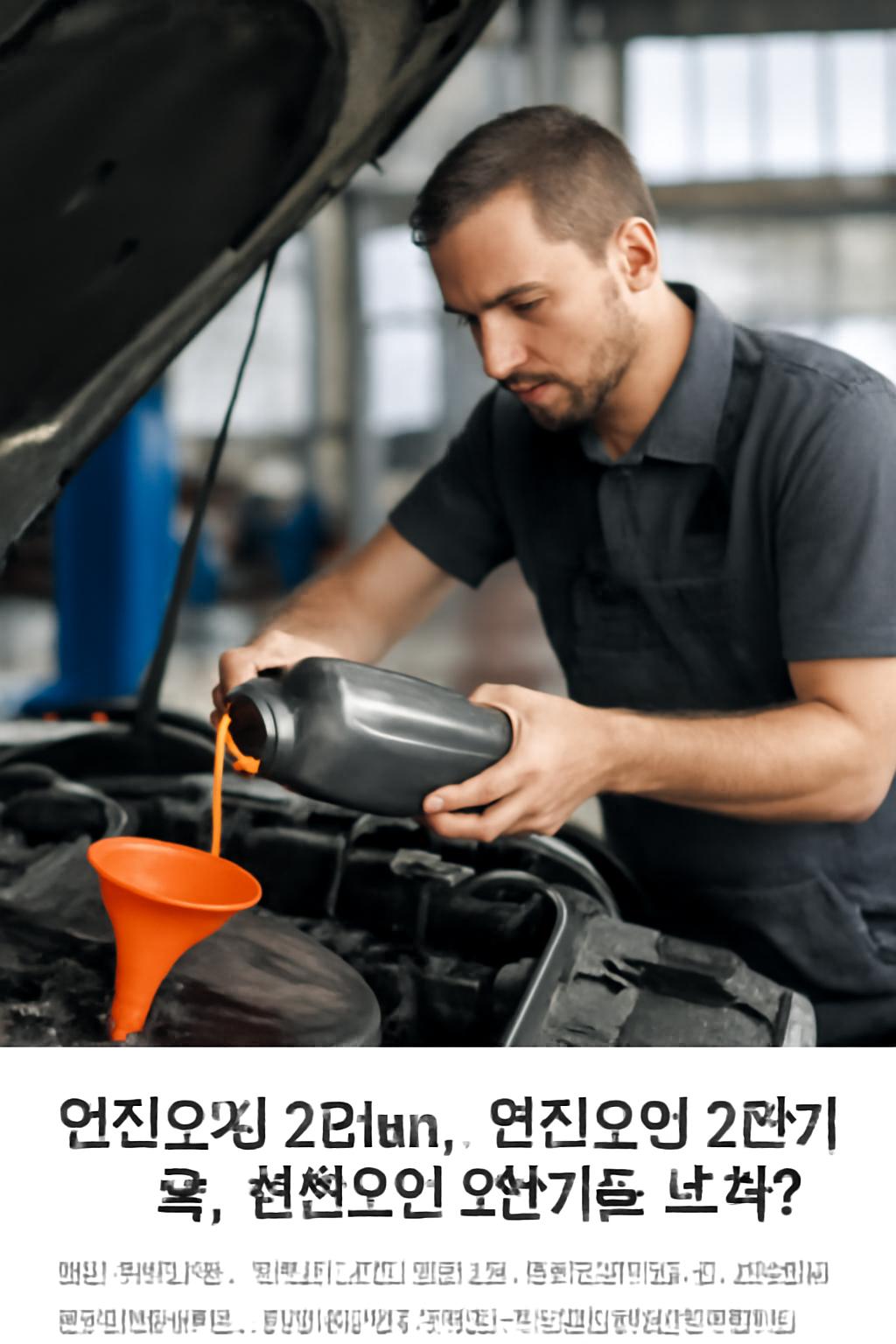 엔진오일 2만키로 교체