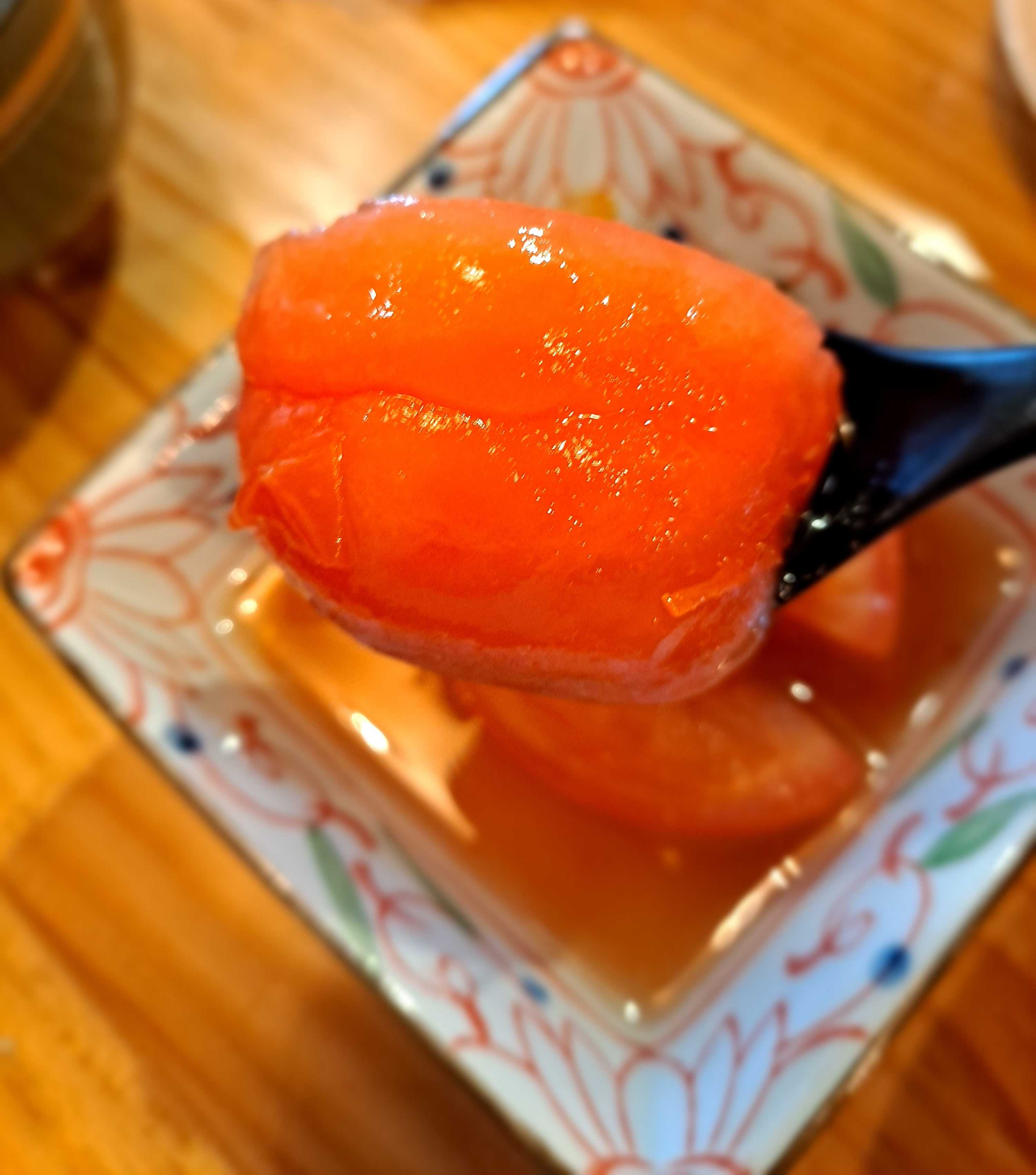 바질유자토마토 한조각