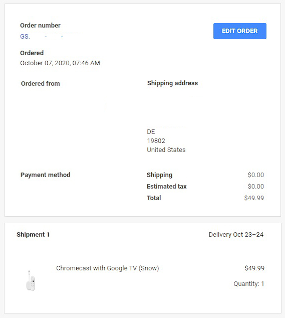 미국 구글스토어에서 제품 구매하는 방법