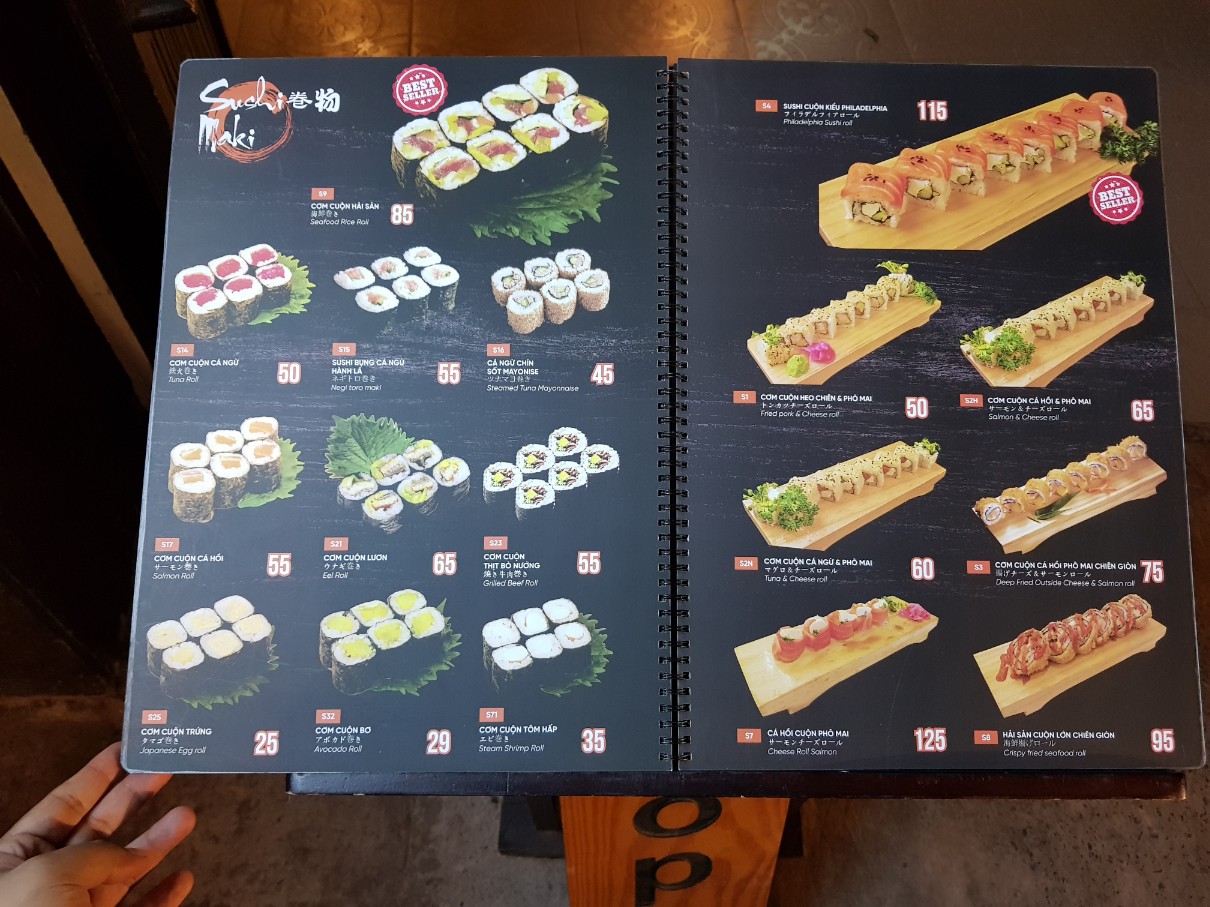 호치민 빈탄군 스시 전문점 Miya Sushi 메뉴(6)