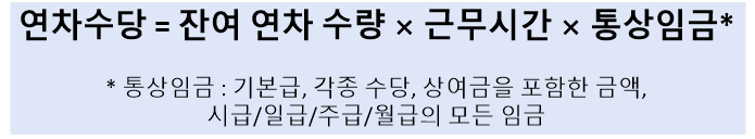 연차수당-계산-공식