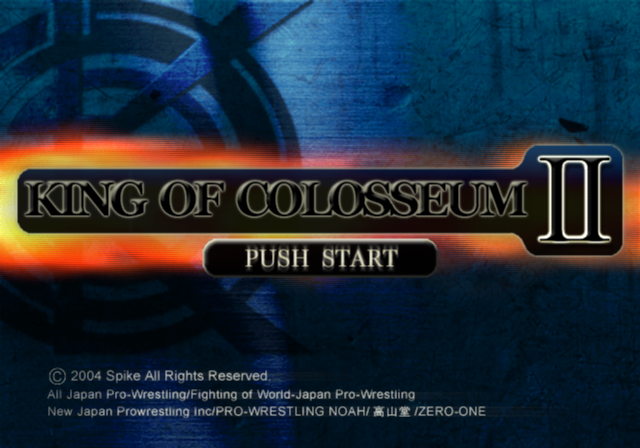  스파이크 / 스포츠 - 킹 오브 콜로세움 2 キング・オブ・コロシアムII - King of Colosseum II (PS2 - iso 다운로드)