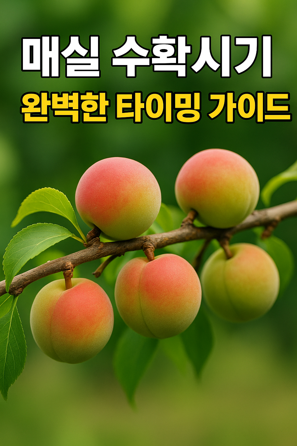 매실 수확시기 용도별 타이밍 가이드