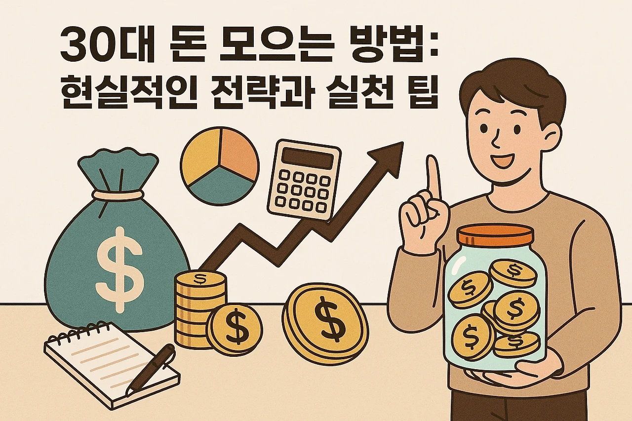 30대 돈 모으는 방법: 현실적인 전략과 실천 팁
