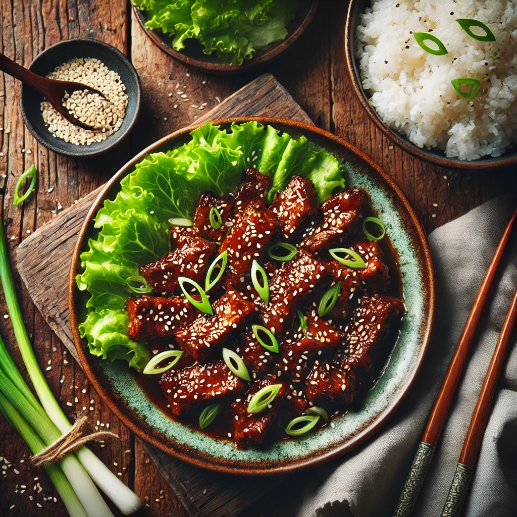 콩단백으로 만든 비건 불고기 - 감칠맛 가득한 건강한 한식 대체육 요리