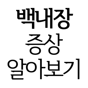 백내장 증상 초기증상 알아보기