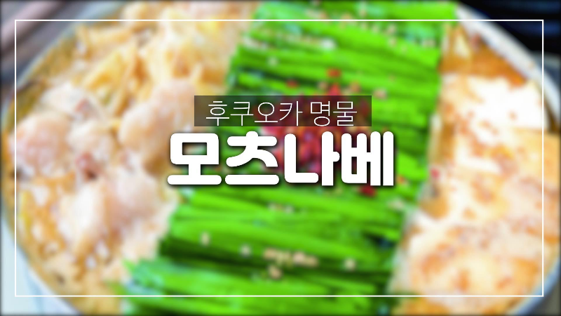  후쿠오카 명물- 백숙[미즈야키] & 곱창 전골[모츠나베] 맛집 추천