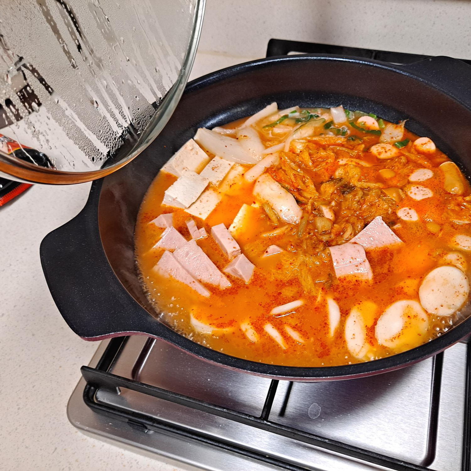  부대찌개 황금레시피?? 초간단 부대찌개 맛있게 끓이는법 !!