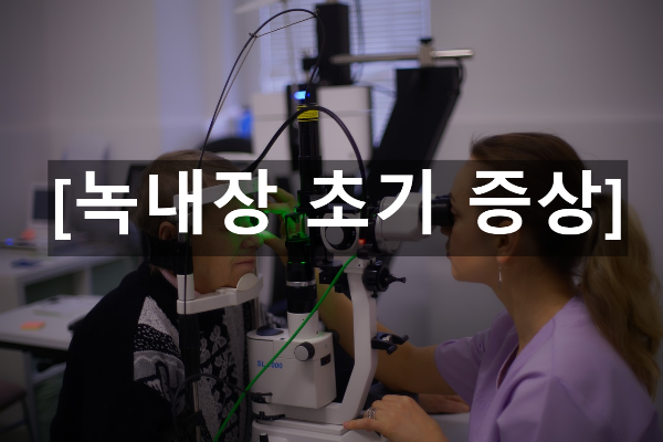  녹내장 초기증상 5가지 간단 정리