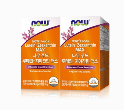 나우푸드 루테인 지아잔틴 맥스 15g, 2개, 30정