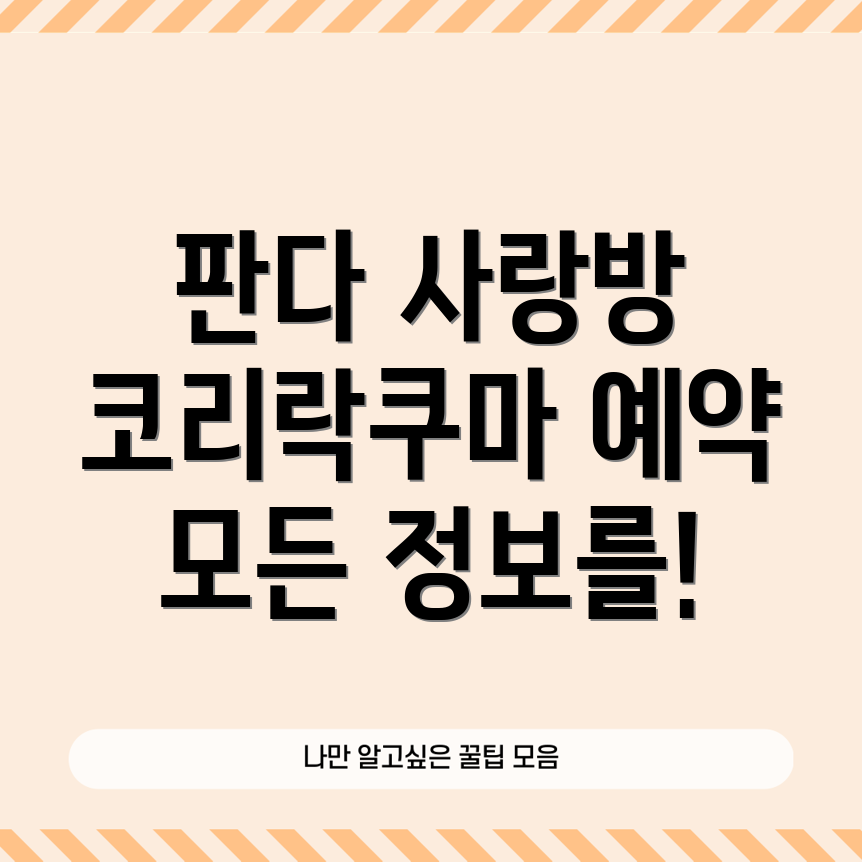 판다 사랑방