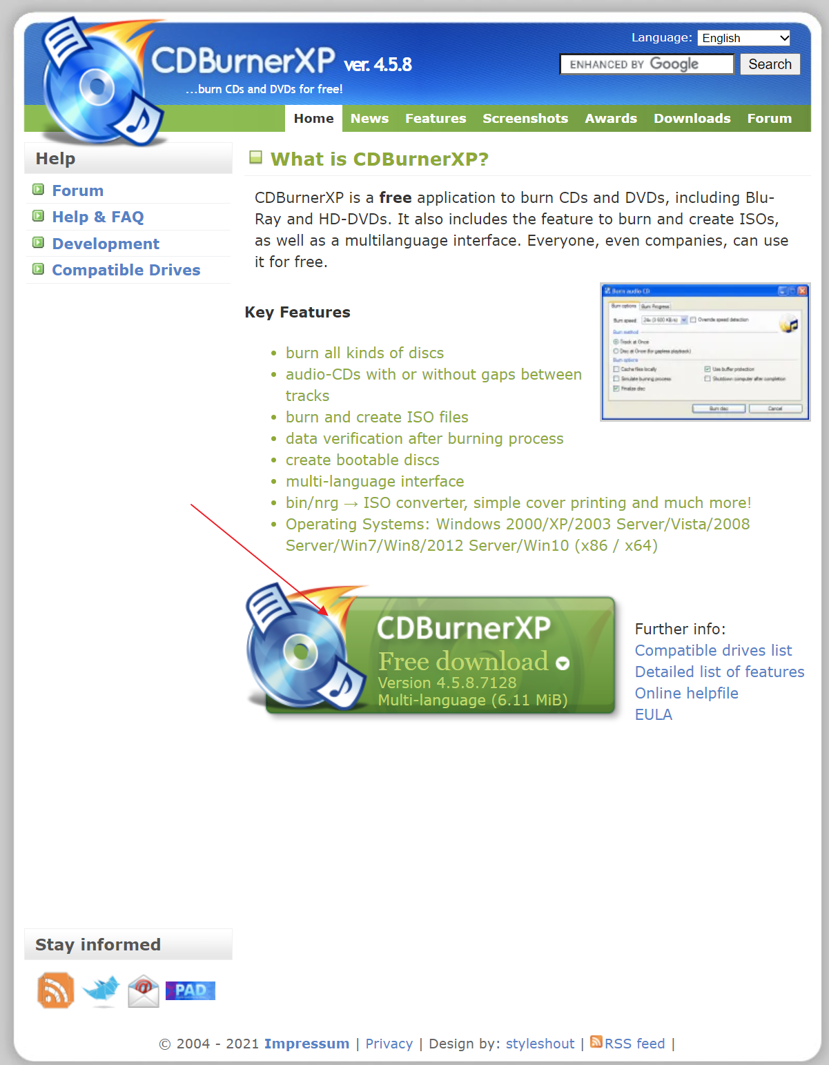 CD에 CDBurner XP를 이용해 MP3 굽기