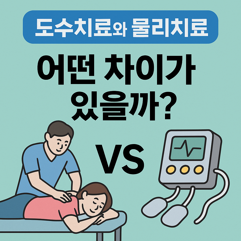 도수치료와 물리치료, 어떤 차이가 있을까?