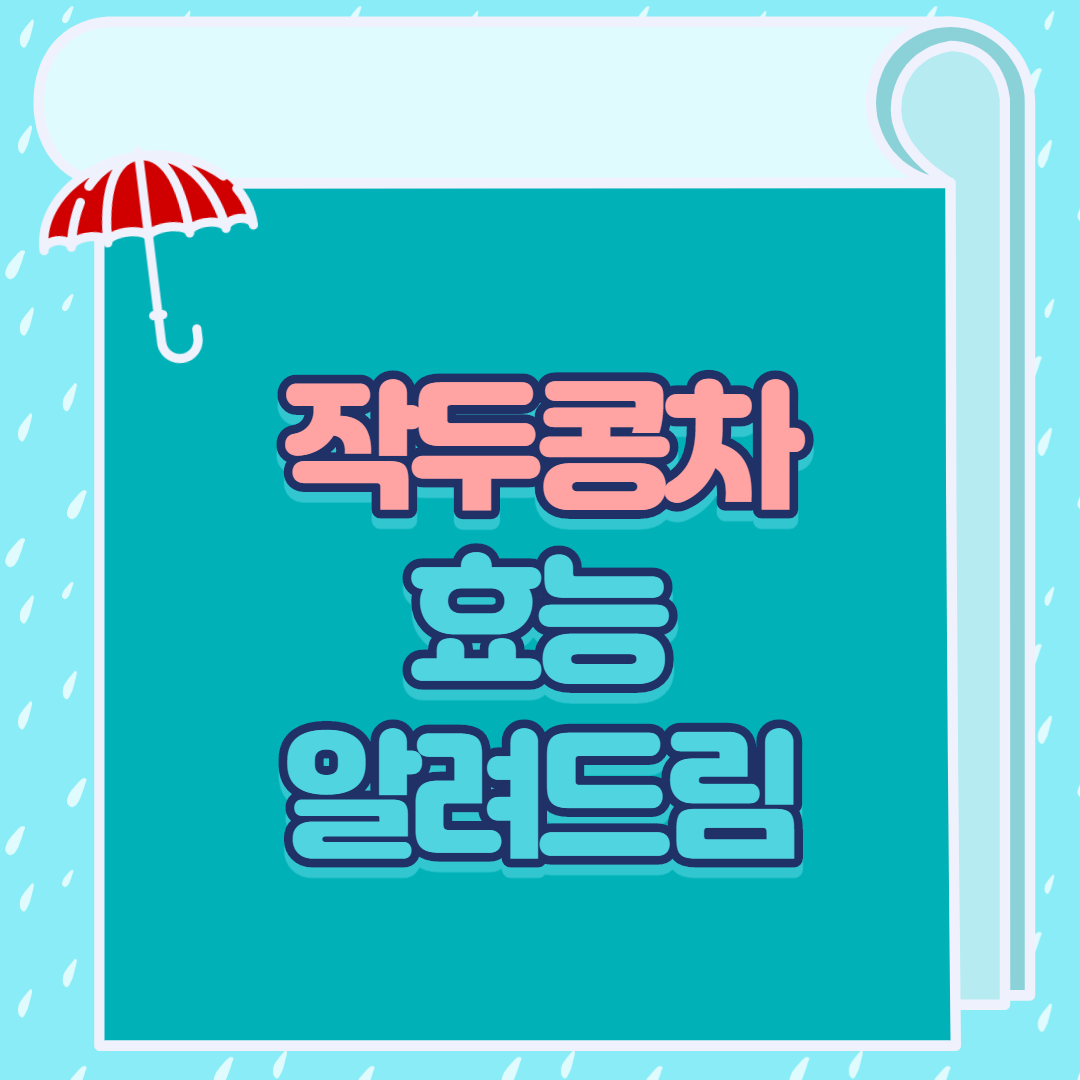  작두콩차 효능 알려드림
