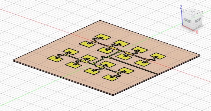  4x4 Array antenna