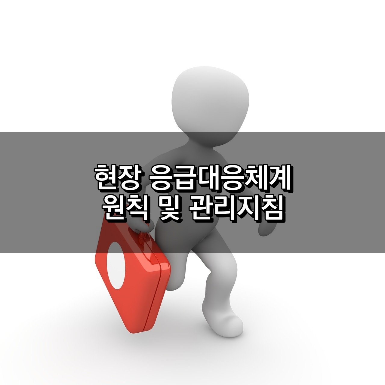 현장 응급대응체계 원칙 및 관리지침