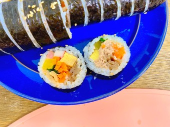 멸치씨앗김밥 매콥어묵김밥