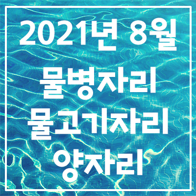  (물병자리, 물고기자리, 양자리) 2021년 8월 은하별의 별자리 운세