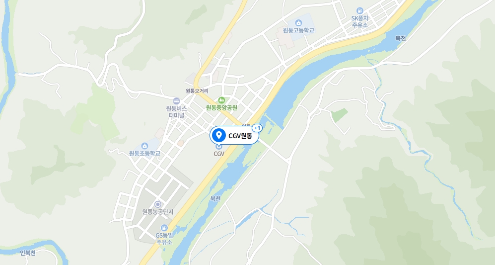 원통 CGV 상영시간표 영화관 정보 바로가기
