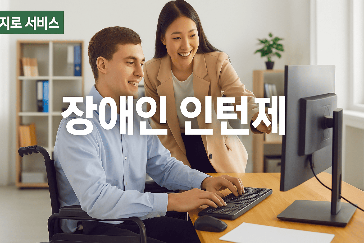 장애인인턴제-취업지원-복지로-직무훈련-공공기관인턴-직장적응-장애청년지원-고용지원제도