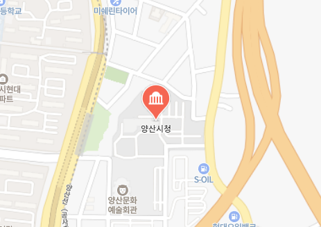 양산시청 위치 이미지